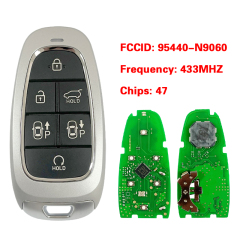 CN020263  6 Buttons 433 MHZ 47 Chip For Hyundai Tucson 2022 Smart Remote Key FCC ID: 95440-N9060