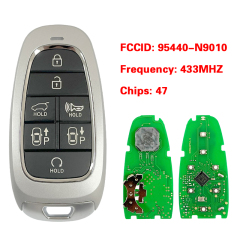 CN020241 7 Buttons 433 MHZ 47 Chip For Hyundai Tucson 2021-2022 Smart Remote Key FCC ID: 95440-N9010