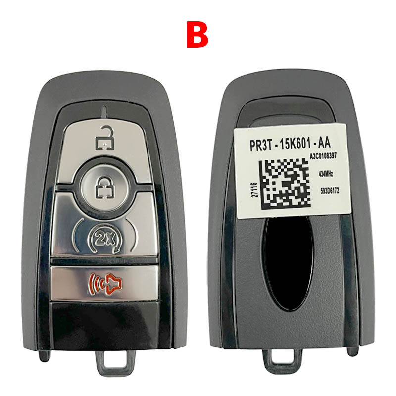 CN018140  Strattec – 2023-2024 Ford F-Series /3/4-Button Smart Key / PN: 164-R8333 FCC ID: M3N-A3C108397 434MHZ