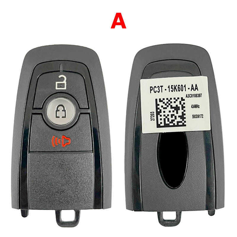 CN018140  Strattec – 2023-2024 Ford F-Series /3/4-Button Smart Key / PN: 164-R8333 FCC ID: M3N-A3C108397 434MHZ