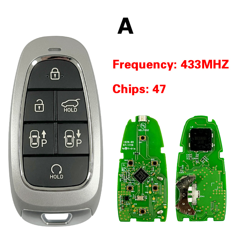 CN020261  For Hyundai Santa Fe2021 Smart Remote433MHz 47 ChipFCC TQ8-FOB-4F27PN 95440-S1560