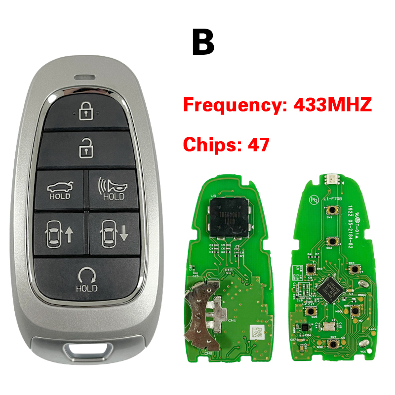 CN020261  For Hyundai Santa Fe2021 Smart Remote433MHz 47 ChipFCC TQ8-FOB-4F27PN 95440-S1560