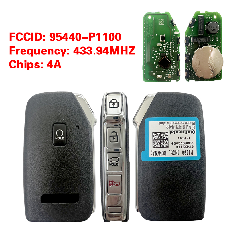 CN051204  Kia Sportage 2023 Genuine Smart Remote Key 4+1 Buttons 433MHz 95440-P1100