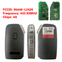 CN051217  Kia K5 2022 Genuine Smart Remote Key 4+1 Buttons 433MHz 95440-L2420