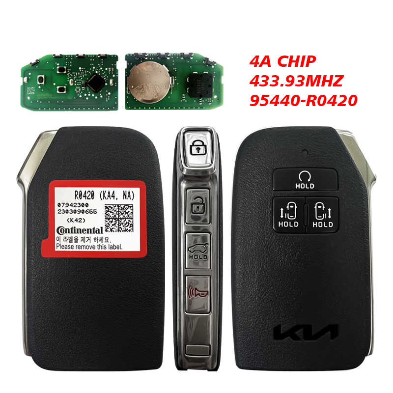 CN051208 KIA Carnival 2022 Smart Remote Key 7 Buttons 433MHz 95440-R0420