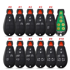 CN015100 Aftermarket 2011-2019 Chrysler Dodge Caravan  7-Button Keyless Go Fobik  PN 5026591AK  IYZ-C01C