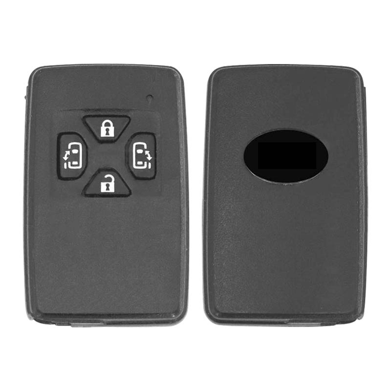 CN007256  Toyota Smart Key 4 Buttons Slider Door 312MHz PCB 271451-6230 Black Cover