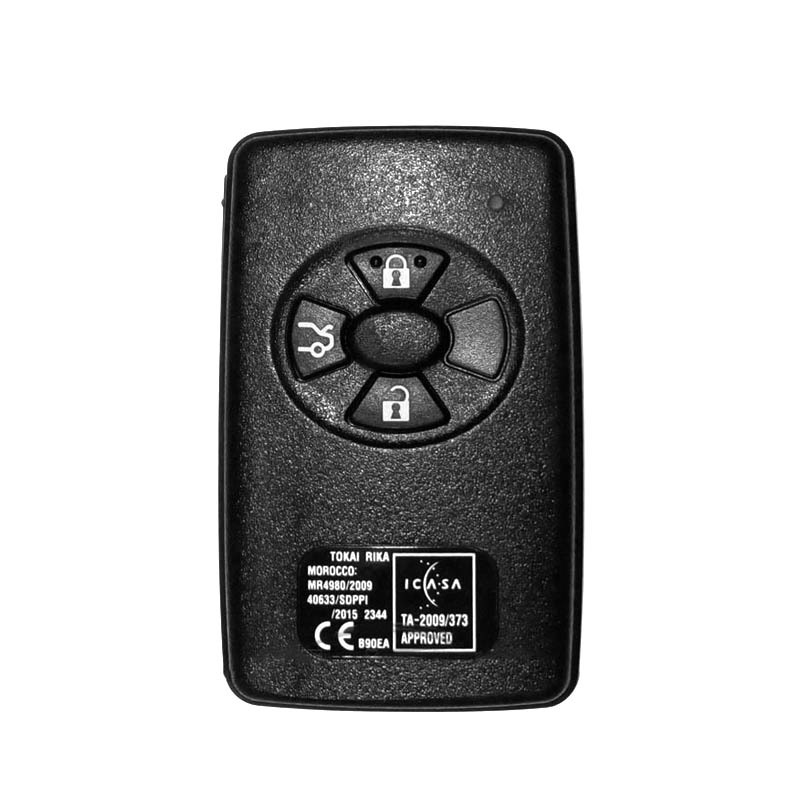 CN007302 Smart key Toyota Corolla | 02.2010-06.2013 | MDL B90EA | 433MHz Europe | 3 buttons