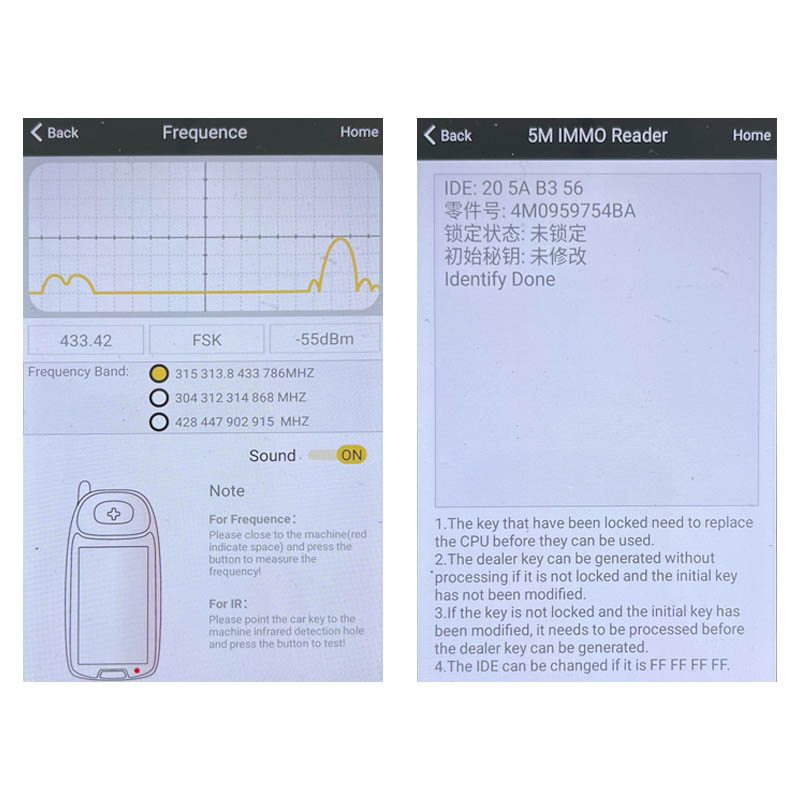 CN008177  MLB Suitable for Audi original remote control key 3+1 buttons 433Mhz 5M chip FCC: 4M0 959 754 BA Keyless GO