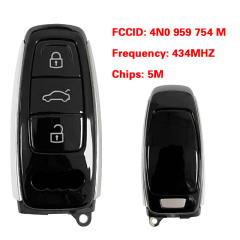 CN008181 MLB Original 3 Button 434MHZ 5M Chip for Audi A8 2017-2021 Smart Key Remote Control FCC ID 4N0 959 754 M Keyless Go
