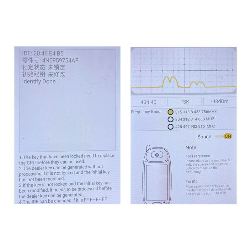 CN008189  MLB Original 3+1 Button 434MHZ 5M Chip for Audi A8 2017-2021 Smart Key Remote Control FCC ID 4N0 959 754 AF Keyless Go