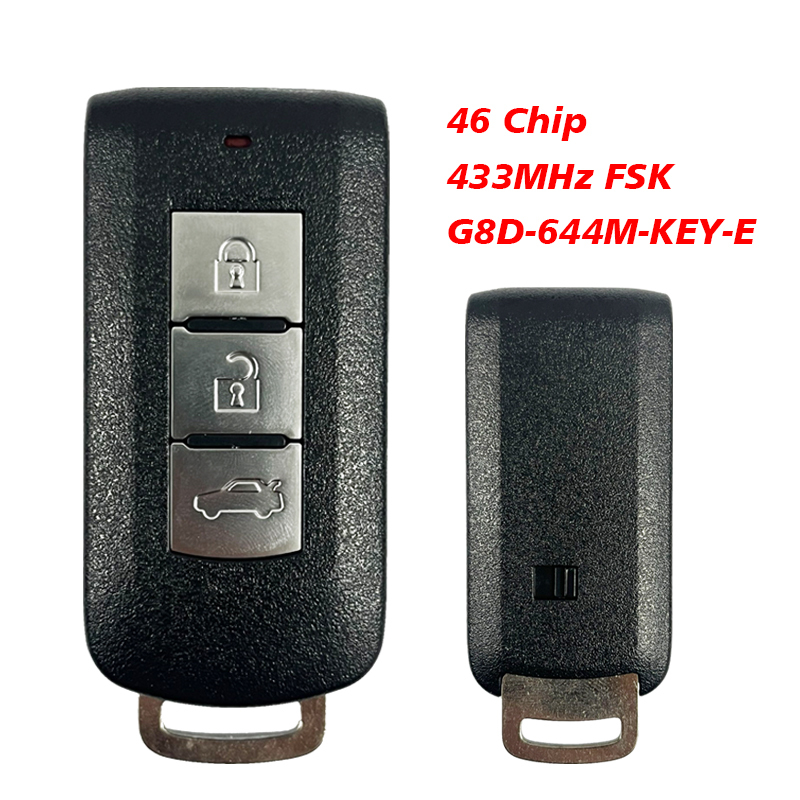 CN011002 3 buttons remote key smart card 433MHz FSK for Mitsubishi ASX Lancer Outlander with PCF7952A chip