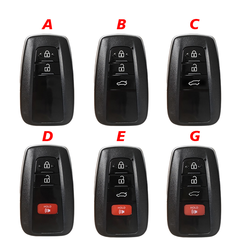 CS007096  Upgrade Remote 234B Car Smart Key Shell For Toyota Camry Crown Avalon 4Runner Land Cruiser Prius RAV4 Venza FOB Case