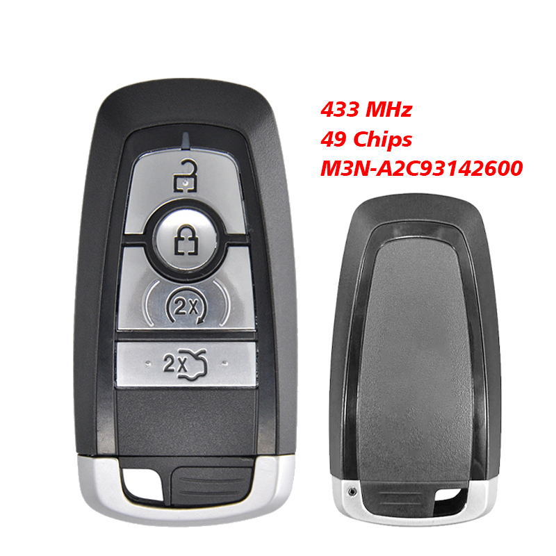 CN018114 OEM for Ford Mustang 2018 Keyless Smart Remote Key Fob 164-R8172 5930660 FCC ID: M3N-A2C93142600 433.92MHz
