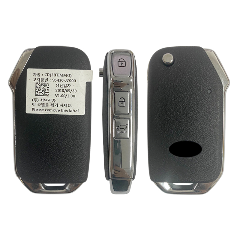 CN051229  KIA ceed 2018 Genuine Flip Remote Key 3 Buttons 433MHz 95430-J7000