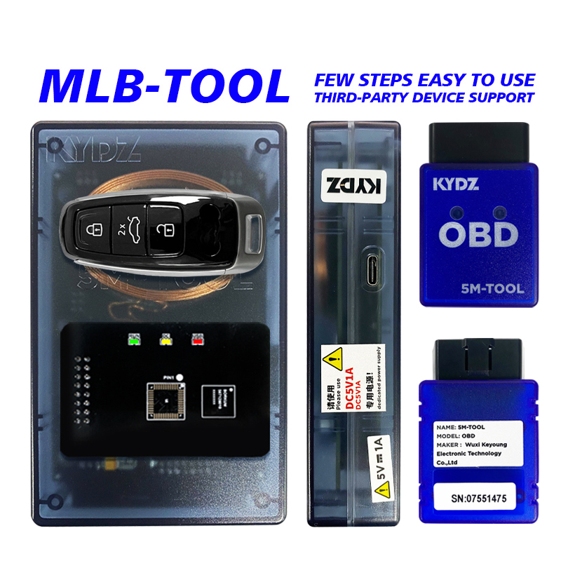CNP189  2024 KYDZ MLB Tool Key Programmer for VW Audi Porsche Lamborghini B-entley Calculate MLB Data Generate Dealer Key with 3 Tokens for Calculatio