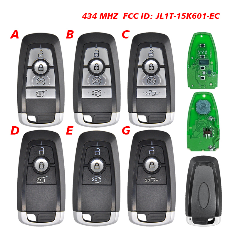 CN018098 ORIGINAL Key For Ford Frequency 434.2 MHz Transponder HITAG PRO Part No JL1T-15K601-EC