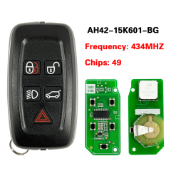 CN004014 5 Button Full Smart Card Remote Car Key Fob 434Mhz 49 Chip for Land Rover for Range Rover Sport Evoque AH42-15K601-BG