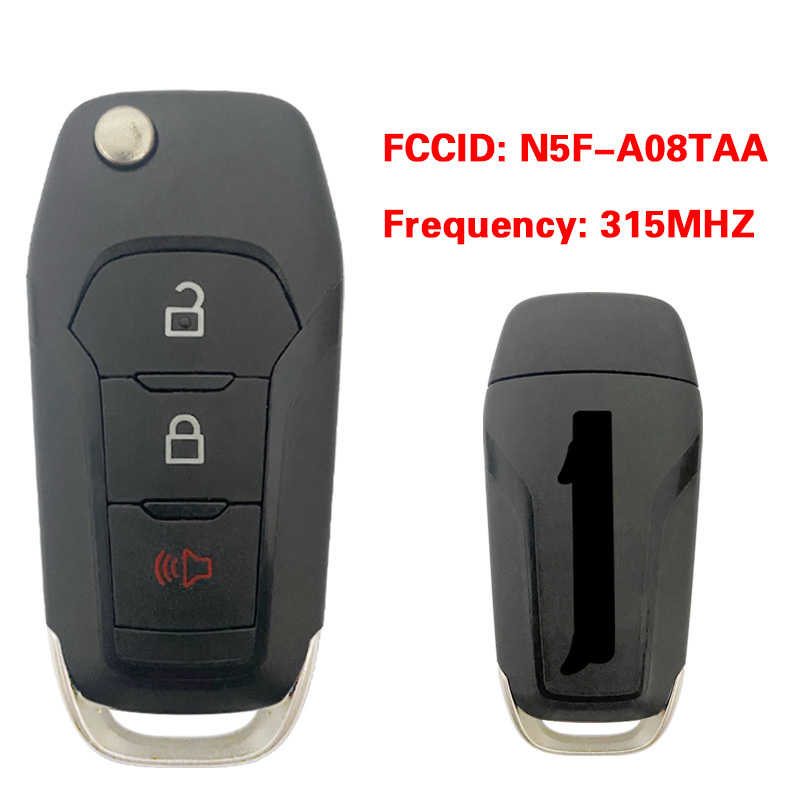 CN018143 Suitable for Ford Raptor 2019 2020 2+1 button remote control key N5F-A08TAA 315MHz