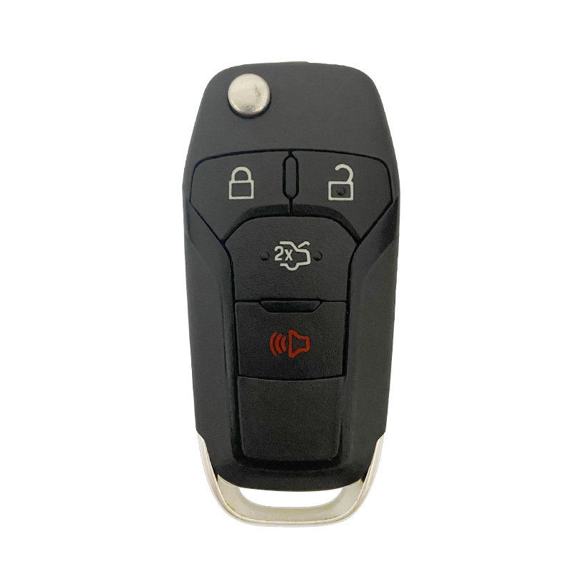 CN018067 4 Buttons Flip Remote Key Keyless Entry Fob 315MHz with 49 chip Hitag Pro for Ford Fusion 2013-2015 FCC ID: N5F-A08TAA HU101