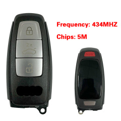 CN008196 Original 3+1 Button 434MHZ 5M Chip for Audi A8 2017-2021 Smart Key Remote Control Keyless Go