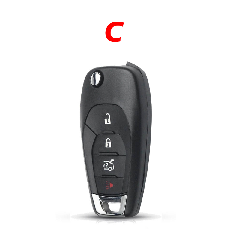 CS014020    2/3/4 Button Auto Key Car Key For Chevrolet Cruze Aveo Malibu Chevy 2014-2018 Spark Niva HU100 Blade Key Car Key Shell