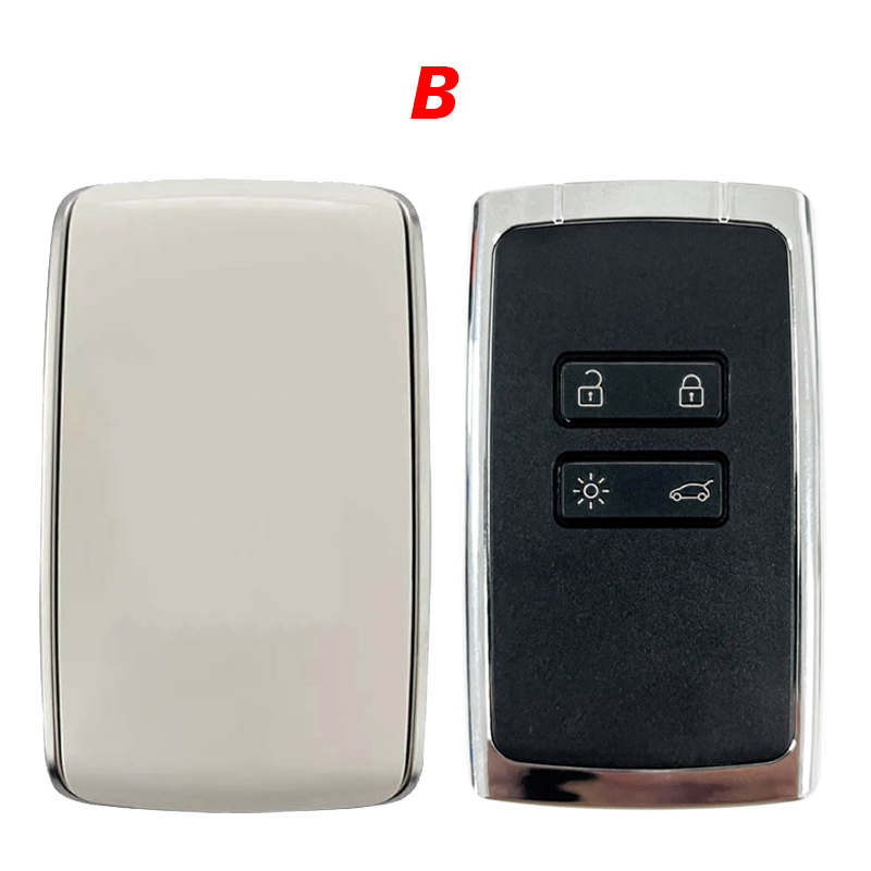 CN010041 4 Buttons Smart Car Key for Renault Frequency 434 MHz 4A Chip Keyless GO