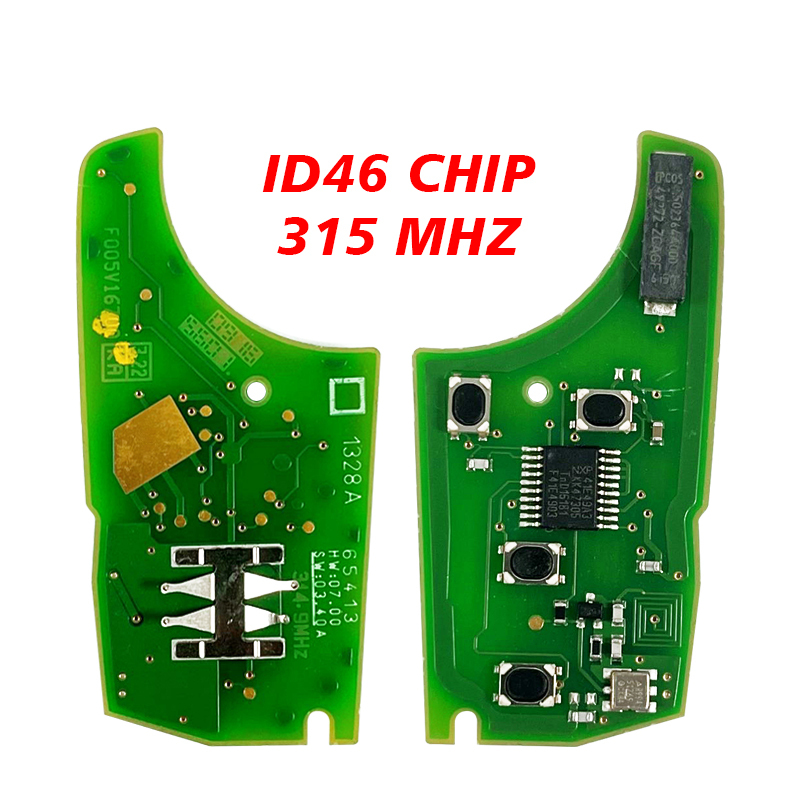 CN014095 Original PCB 3+1 Button 315MHz ID46 PCF7941E Chip Remote For Chevrolet Replacement Upgraded smart card