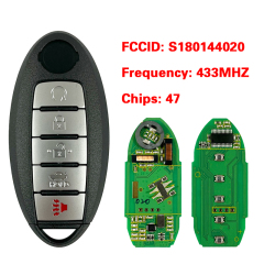 CN027064 5 Buttons 434MHz PCF7953X Chip Smart Remote Car Key For Nissan Altima Maxima 2013 2014 2015 S180144020 KR5S180144014