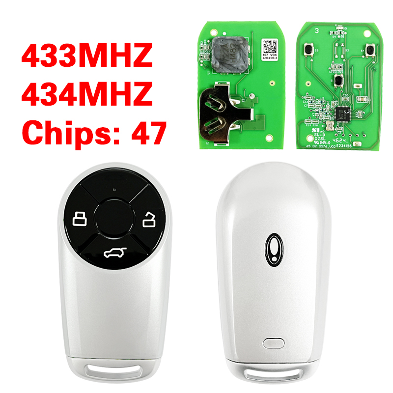 CN075009 Original Smart Key 47 Chip 433/434MHZ For Great wall Ora good ...