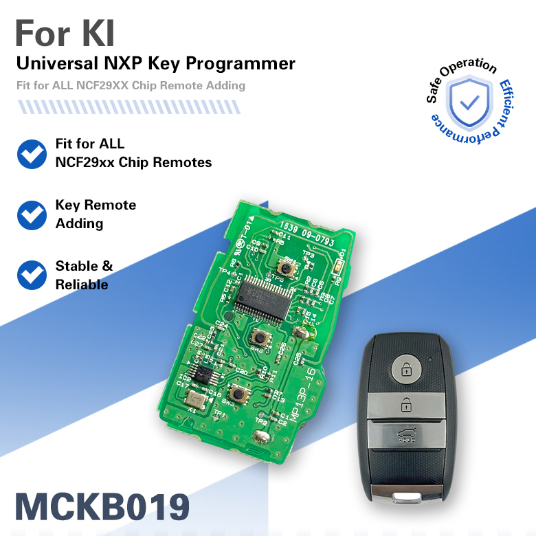 MCKB019 NXP KILLER Adapter For KIA Sportage Niro Sorento Optima 2015+ Fit FCC 95440-D9100 95440-G5100 95440-C5600 95440-C5100 95440-D9510 95440-F1100 95440-D4100 Chip 47 Frequency 434Mhz