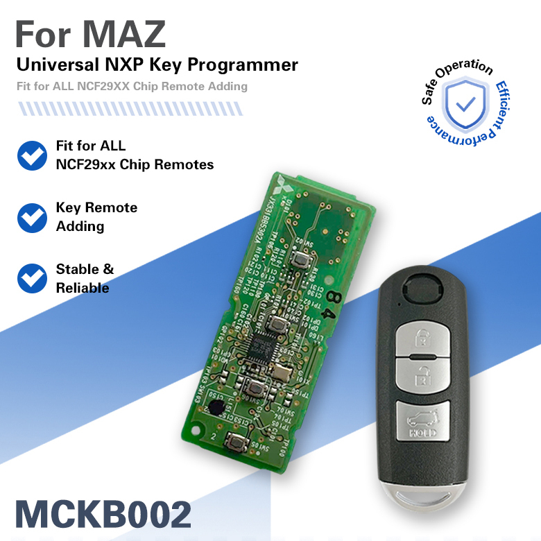 MCKB002  NXP KILLER Adapter 315MHz/434Mhz ID49 Chip For Mazda 3 6 Miata FCC: SKE13D01 SKE13D02