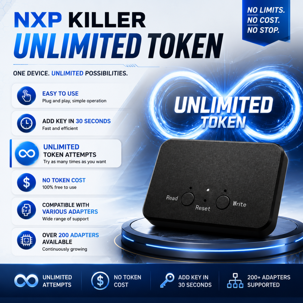 NXP KILLER Unlimited Device Compatiable With Various Adapter For Nissan Ford Geely For All NCF29AX Chip Copy and Unlock Tool