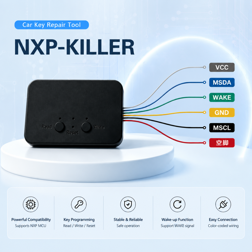 NXP KILLER Unlimited Device Compatiable With Various Adapter For Nissan Ford Geely For All NCF29AX Chip Copy and Unlock Tool