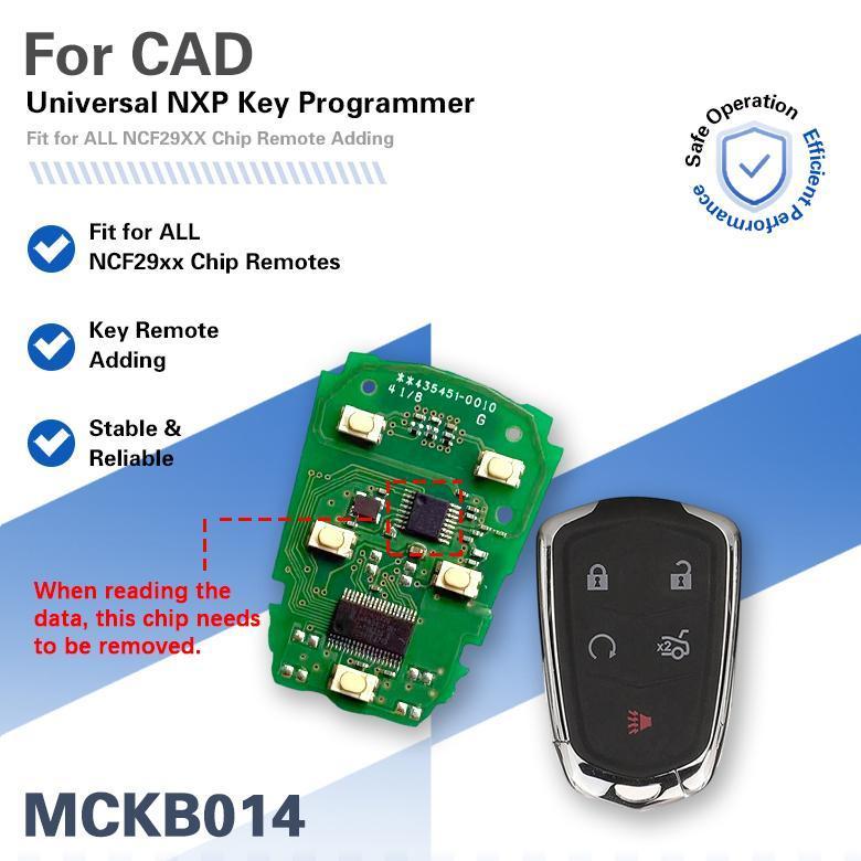MCKB014  NXP KILLER Adapter For Cadillac ATS XTS 2015-2019 CTS ATS XTS ATSL SRX 2014-2018 HYQ2AB HYQ2EB 315MHZ/434MHZ