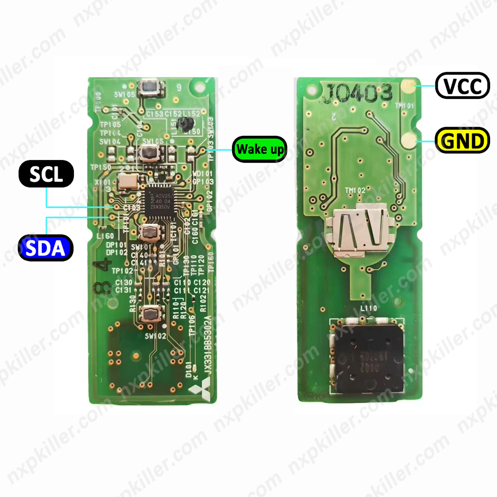 MCKB002  NXP KILLER Adapter 315MHz/434Mhz ID49 Chip For Mazda 3 6 Miata FCC: SKE13D01 SKE13D02