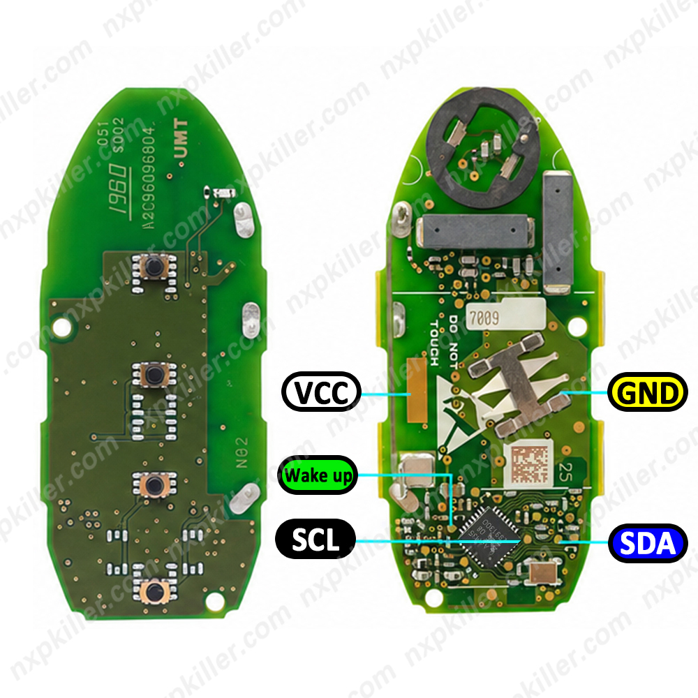 MCKB004 NXP KILLER Adapter Compatiable 4A Chip KR5TXN1 / KR5TXN3 / KR5TXN4 For Nissan Kicks Rogue X-Trail Juke  Sentra Versa Altima 2019+