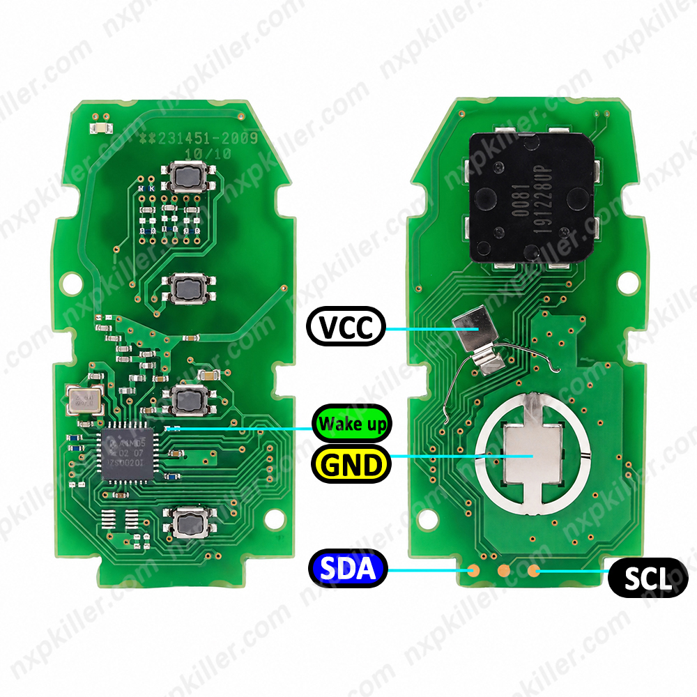 MCKB005 NXP KILLER Adapter For Toyota Corolla Remote 312/314 / 434Mhz MHZ 4A Chip FCC HYQ14FBN B2U2K2R 8990H-12010 8990H-02030