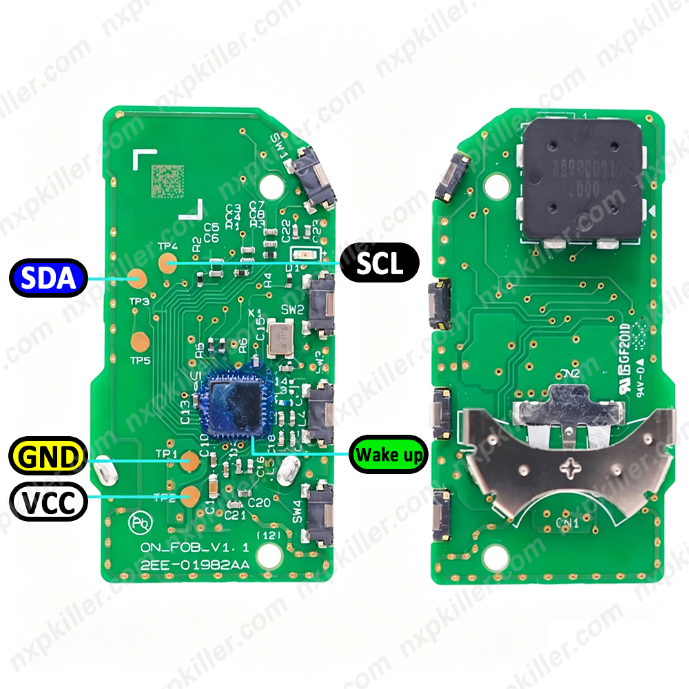MCKB008 NXP KILLER Adapter For KIA Sportage QL Facelift Telluride Sportage 2019-2021 Remote 47 Chip 434Mhz 95440-F1200 95440-D9600