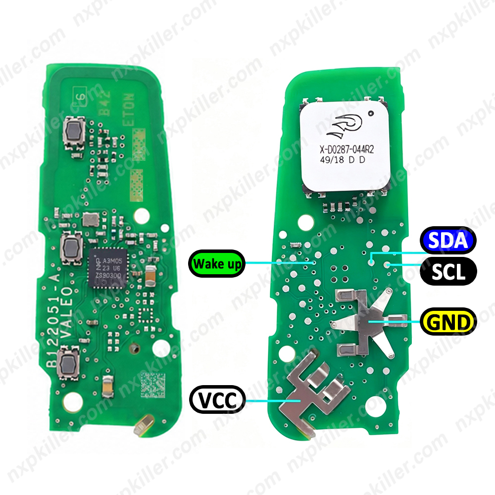 MCKB017 NXP KILLER Adapter For Peugeot 208 308 2008 3008 508 5008 Citroen C3 C4 C5 Berlingo Crossback Opel Corsa F Mokka Astra L  Grandland X IM3A / IM3B / IM3C A3M05 A3M15 A3M65 4A Chip 434Mhz