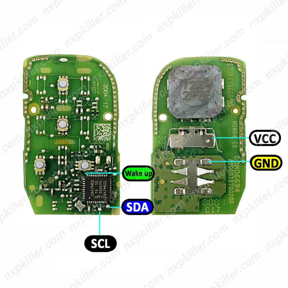 MCKB026 NXP KILLER Adapter For Honda Civic Accord CR-V HR-V Pilot 2022-2026 KR5TP-4 Chip 4A 72147-T43-A01 72147-T20-A11