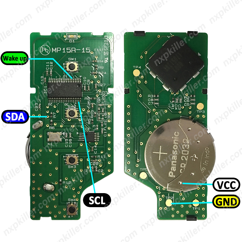 MCKB028 NXP KILLER Adapter For Hyundai Genesis G70 G90 2019+ Fit FCC 95440-G9000 95440-G9100 95440-G9200 / 47 Chip 434Mhz