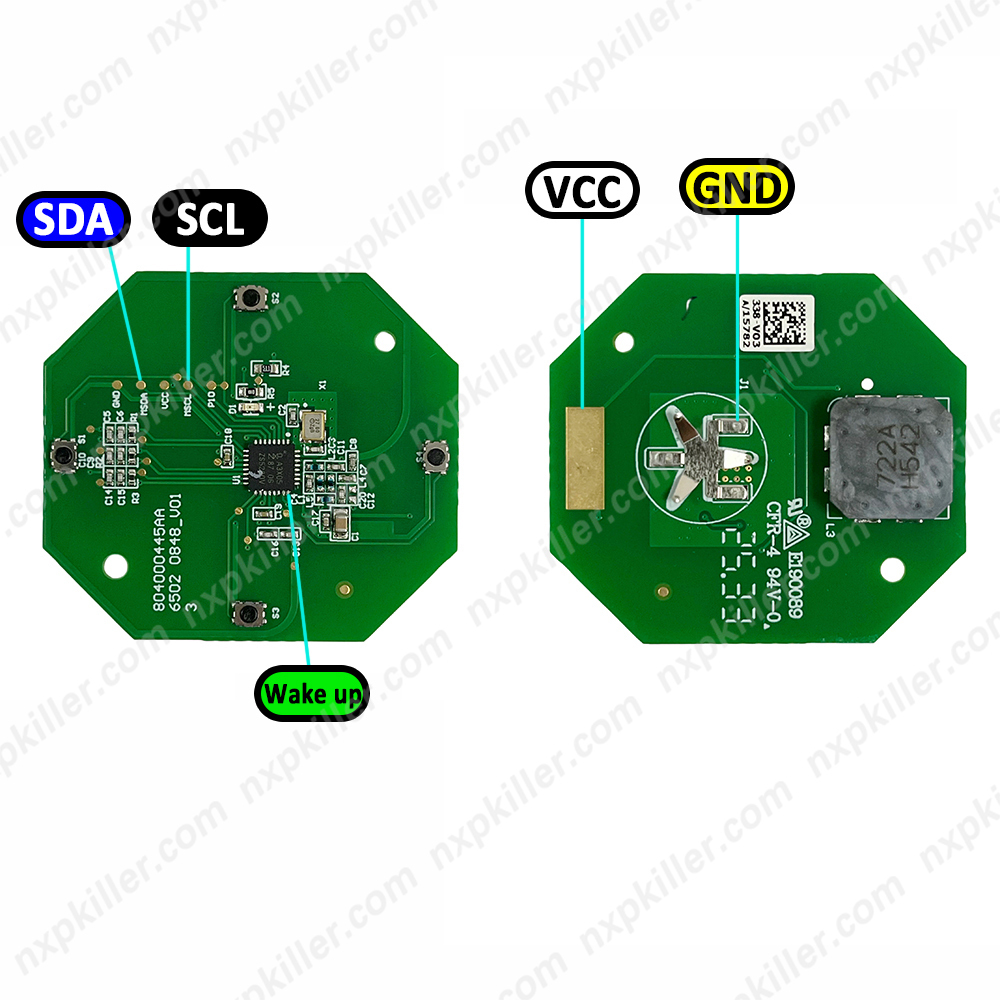 MCKB031 NXP KILLER Adapter For JETOUR Traveller Free Shanhai T1 Shanhai T2 47 Chip NCF29AxX 433 MHz FSK