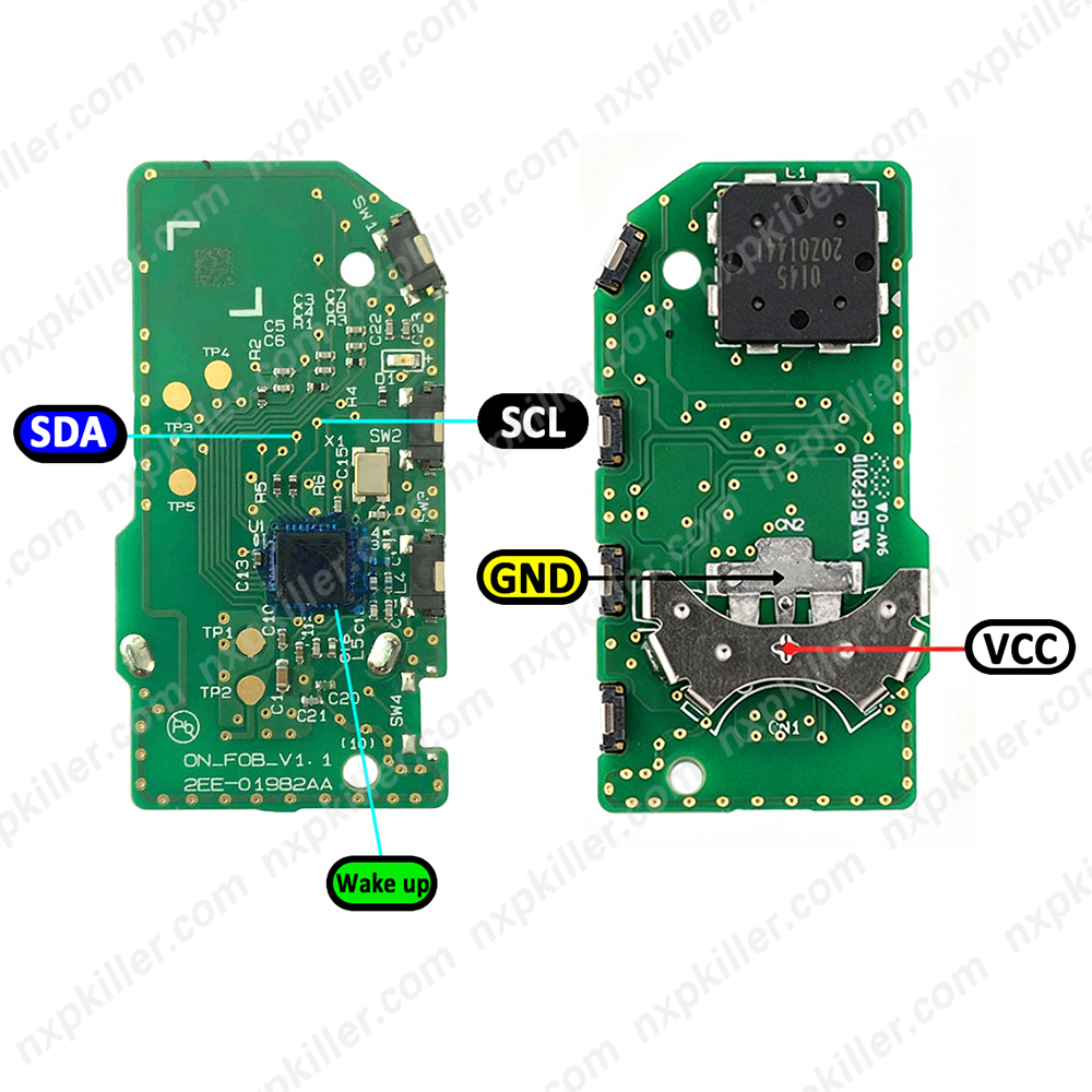 MCKB133 NXP KILLER Adapter For KIA Sportage 2019 47 Chip 434Mhz 95440-F1200 / 95440-F1300