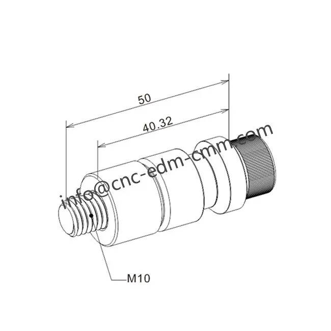 Chucking spigot F/A Inox
