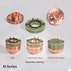 Laser Ceramic Insulating Ring 3501/3502 Slant Hole 2700/2702