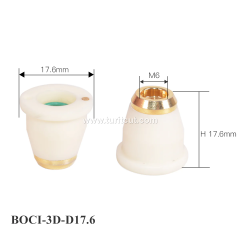 BOCI LaserMech With Hole Cutting Head Ceramic Rings M8 Nozzle Connector