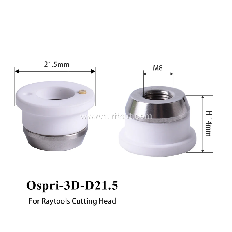 Laser Ceramic Ring OSPRI Dia.17.8mm 21.4/41mm Welding Nozzle Holder Part
