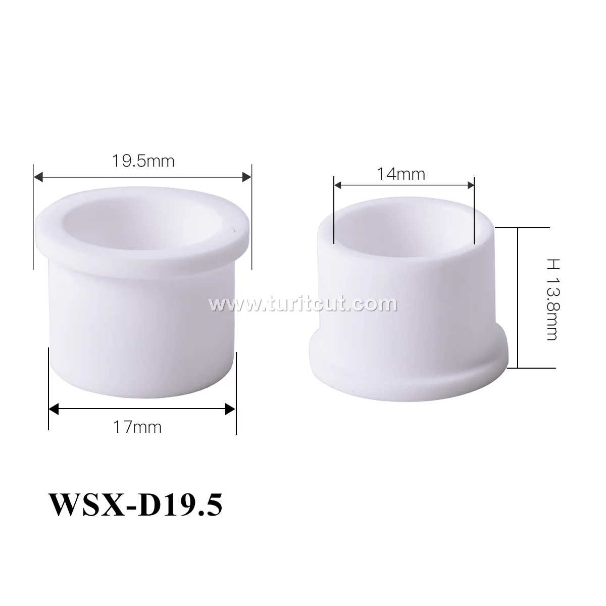 ND18 Nozzles Holder WTC08 Laser Ceramic Ring O.D.31mm WSX WTC04 Sensor