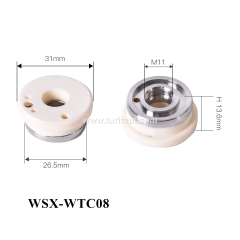 ND18 Nozzles Holder WTC08 Laser Ceramic Ring O.D.31mm WSX WTC04 Sensor